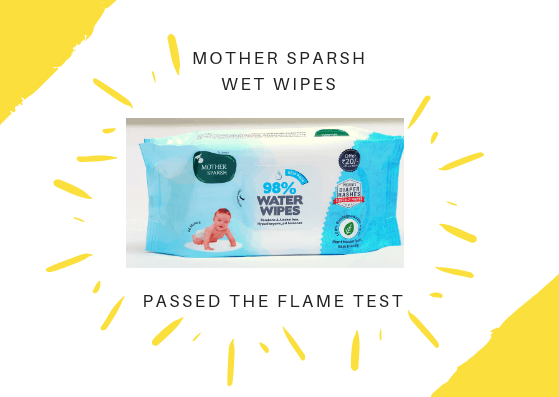 Flame Test Mother Sparsh Wet Wipes-wonderparenting