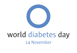 blue circle logo of world diabetes day-wonderparenting