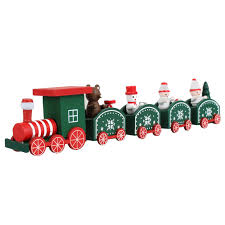 Christmas Mini Wood Train